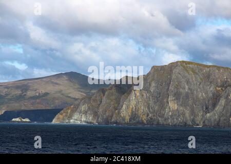 Alaska, Coast of Unga Island-Aleutian Islands, United States Stock Photo