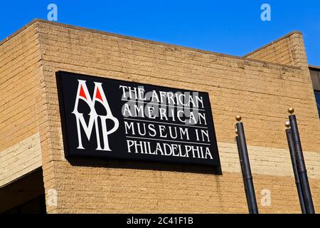 The African American Museum in Philadelphia, Convention Center District, Philadelphia, Pennsylvania, USA Stock Photo