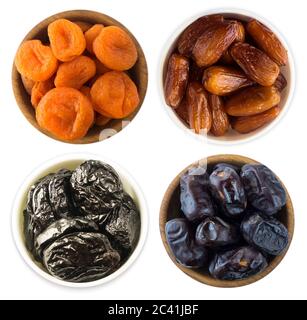 Dried figs, apricots and prunes, close up Stock Photo - Alamy