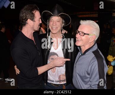 December 30, 2016: Gary Stretch, Mickey Rourke and Monty Cox attends the Screening Of ''Through My Father's Eyes: The Ronda Rousey Story'' at the TCL Chinese Theatre 6 on December 30, 2016 in Hollywood, California. (Credit Image: © Billy Bennight/ZUMA Wire) Stock Photo