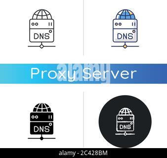 DNS server icon Stock Vector