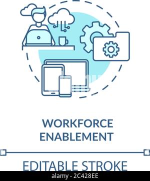 Improve performance turquoise concept icon Stock Vector Image & Art - Alamy