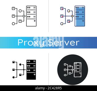 Resource server icon Stock Vector