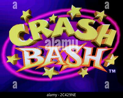 Crash Bash - Sony Playstation 1 PS1 PSX - Editorial use only Stock Photo