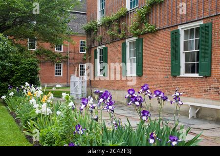 Frederick Rapp House in the Old Economy  Village,Ambrdge City,Beaver County,Pennsylvania,USA Stock Photo