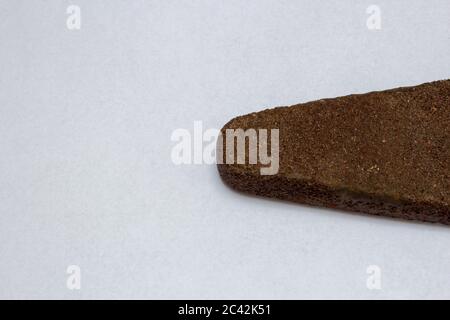 Very old whetstone use for sharpen knives and other cutting tools Stock Photo