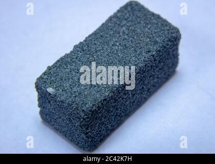 Small whetstone used for sharpen delicate tools Stock Photo