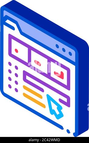 maker information folder icon vector outline illustration Stock Vector ...