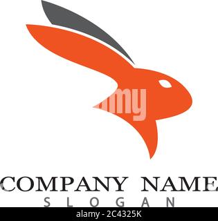 Rabbit icon. Farm animal vector illustration Stock Vector Image & Art ...