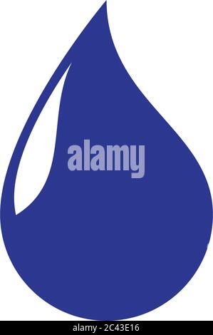 Water drop logo template vector icon illustration design Stock Vector