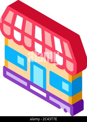 Vector isometric shop branding icon Stock Vector Image & Art - Alamy