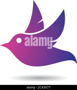 Hummingbird logo template vector icon illustration design Stock Vector