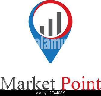 Pointer logo template vector icon illustration Stock Vector