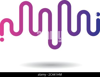 Pulse symbol illustration design Stock Vector