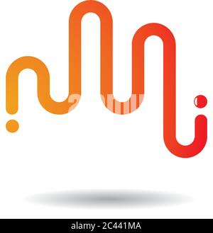 Pulse symbol illustration design Stock Vector