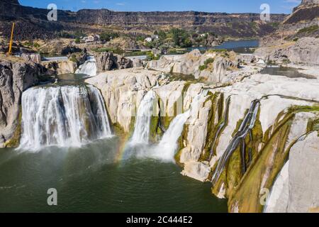 USA, Idaho, Twin Falls, Shoshone Falls on Snake River Stock Photo