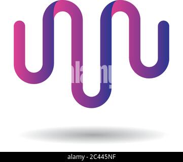 Abstract logo template vector icon illustration design Stock Vector