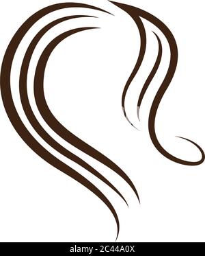 Hair logo template vector icon illustration design Stock Vector
