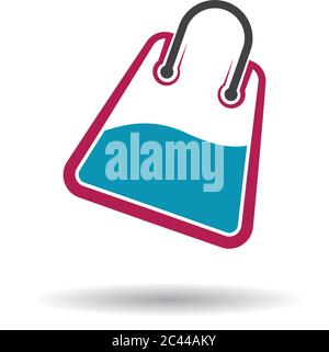 Shop logo template vector icon illustration design Stock Vector