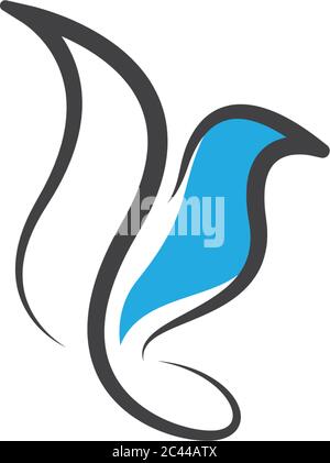 Dove logo template vector icon illustration design Stock Vector