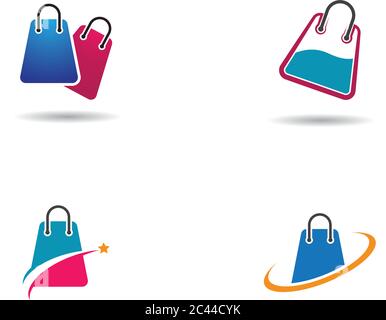Shop logo template vector icon illustration design Stock Vector