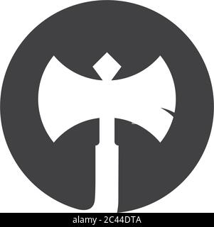 Axe logo template vector icon illustration design Stock Vector