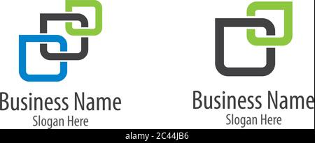 Corporate logo template vector icon illustration design Stock Vector