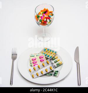 Concept on medical consumption Stock Photo