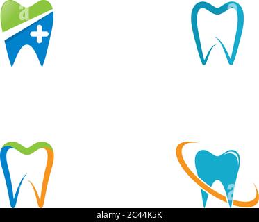 Dental logo template vector illustration icon design Stock Vector