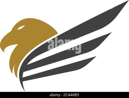 Eagle logo template vector icon  illustration design Stock Vector