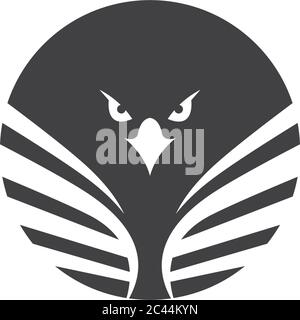 Eagle logo template vector icon  illustration design Stock Vector