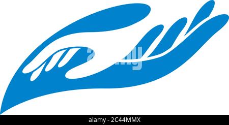Hand Care Logo Template vector icon Busines Stock Vector