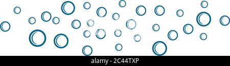 Bubbles water vector icon illustration Stock Vector