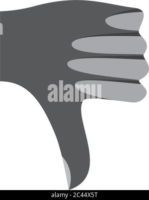 Thumb logo illustration design Stock Vector