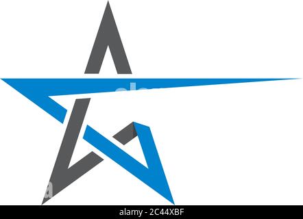 Star logo template vector icon illustration design Stock Vector