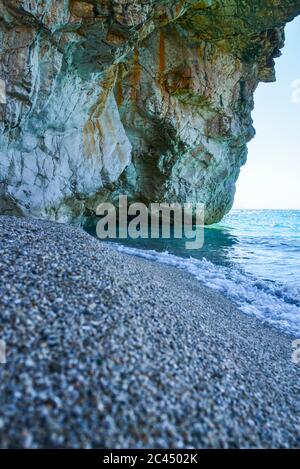 Gjipe beach Stock Photo