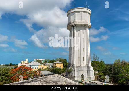 Nassau, Bahamas - May 3, 2019: View of the Water Tower in Nassau, New Providence, Bahamas. Stock Photo