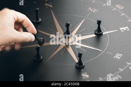Composite image between a hand photography and a 3D background. Stock Photo