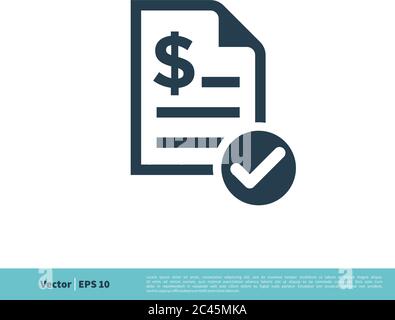 Paper / Document Icon Vector Logo Template Illustration Design. Vector EPS 10. Stock Vector
