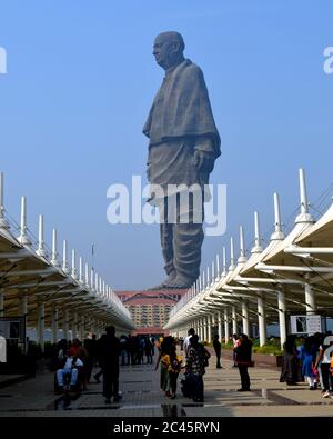 Statue of Unity, Narmada District Stock Photo