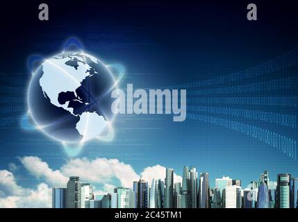Internet Concept Background Stock Photo