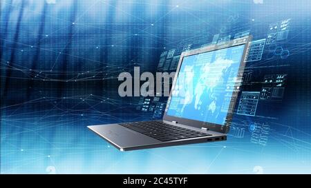 Internet information technology concept Stock Photo