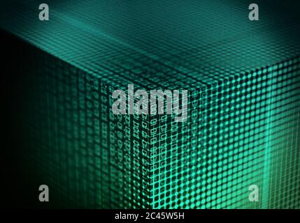 Internet and information technology data shape Stock Photo