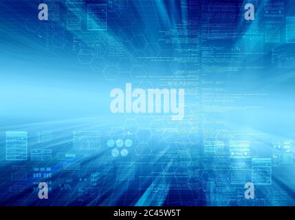 Technology background Stock Photo