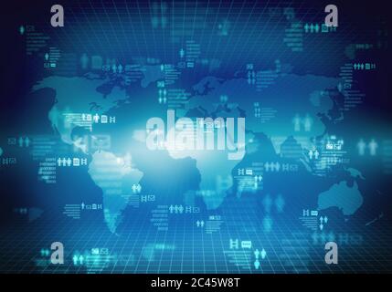 Internet Technology Multimedia network Stock Photo