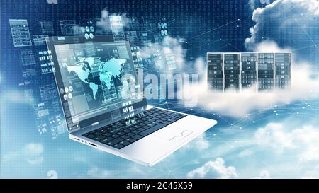 Internet information technology concept Stock Photo