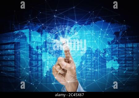 Internet connection concept Stock Photo