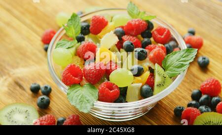 Mixed fruit salad Stock Photo