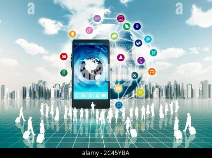 Internet Business Presentation Stock Photo