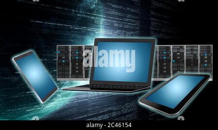 Internet Connection Equipment Stock Photo
